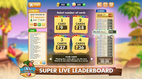 screenshot 1 do Bingo Country Days: Best Free Bingo Games